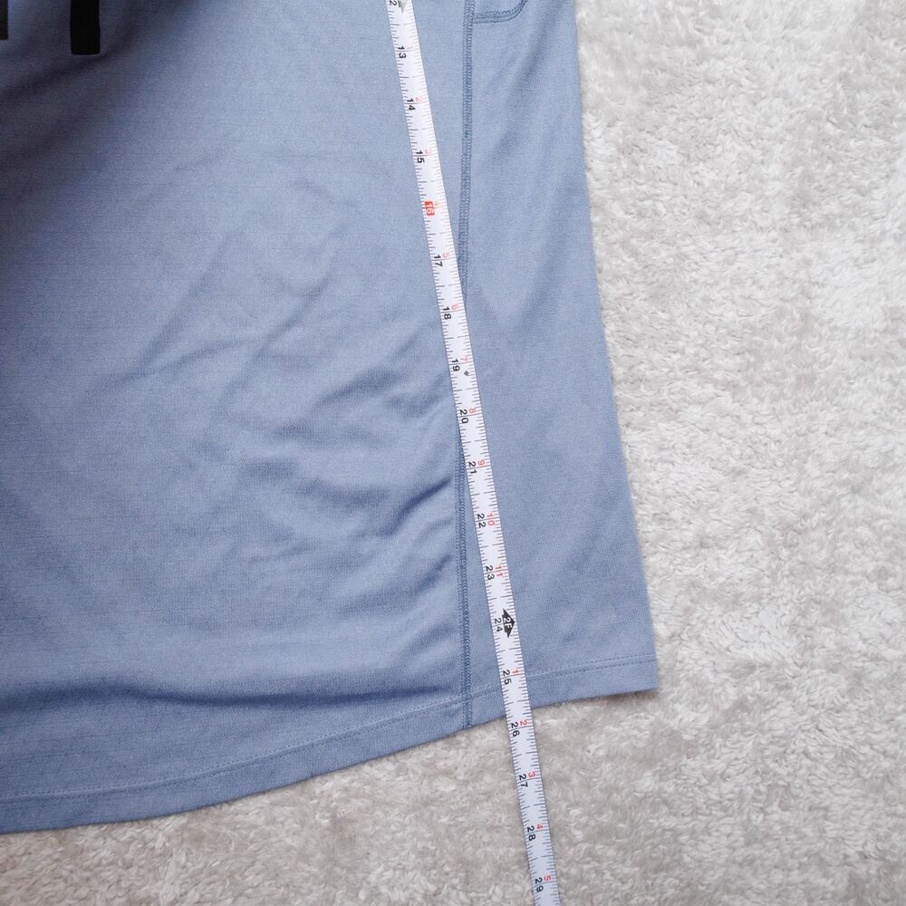 Nike Dri-Fit Stone Light Blue Running Short Sleeve T Shirt Womens Size XL - Picture 5 of 14